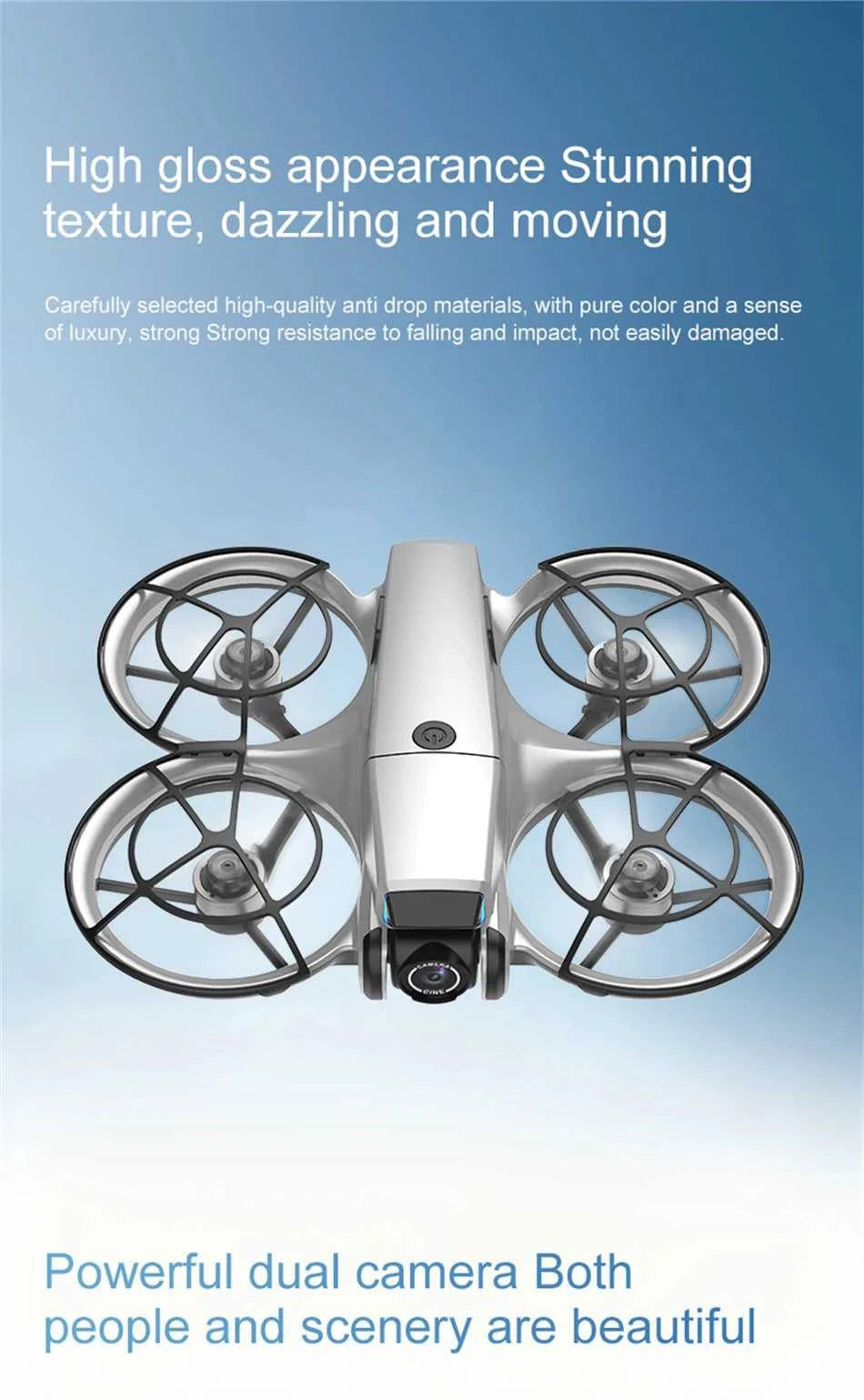 2026 New Drone 4.3 Screen 2.4G 6CH Brushless 1503 4000KV 143g No Registration EIS Anti-Shake Optical Flow WiFi RC Quadcopter Toy The jack market .AU The jack market .AU Drones $ 108 14:193#GT9-8K-Grey-1B;200000828:201589807#8k-Screen display