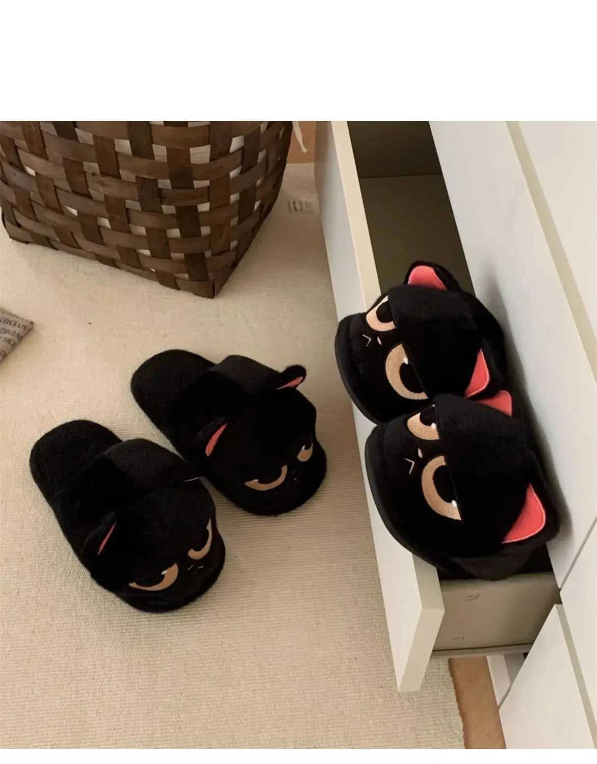 New Snuffy Cat Slippers Woman Warm Wrapped Home Shoes Women's Angry Kitty Furry Slides Winter Snug Close Back Slipper for Couple The jack market .AU The jack market .AU Step Up Your Style: Trendy Shoes for Every Occasion! $ 69 14:10#Yellow-Slides;200000124:201446564;200007763:201336100