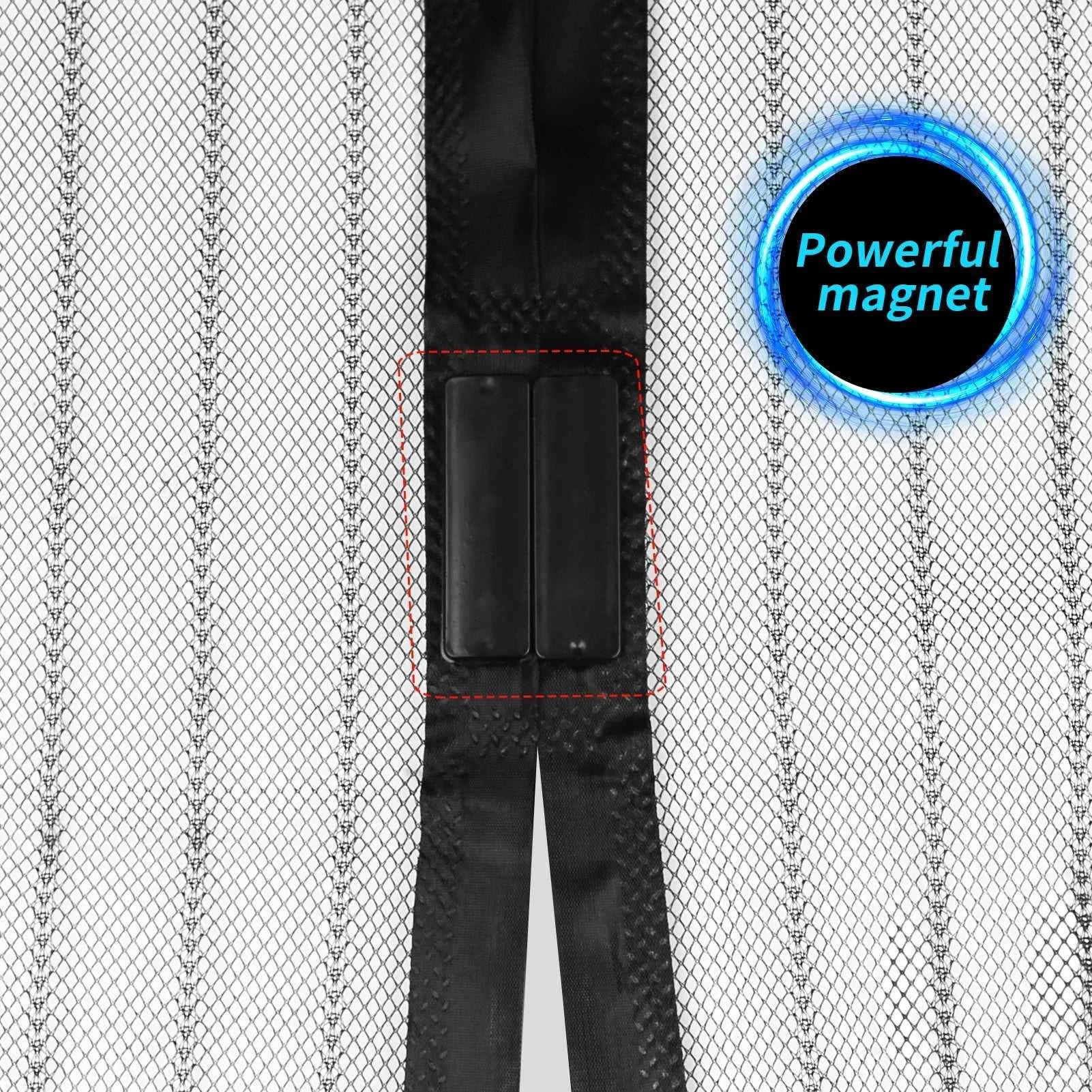 Magnetic Screen Door Hands Free Mesh Partition Heavy Duty Curtain Keeps Bugs Out Frame Hook & Loop Pet and Kid Friendly The jack market .AU The jack market .AU Home $ 53 14:173#90x210CM