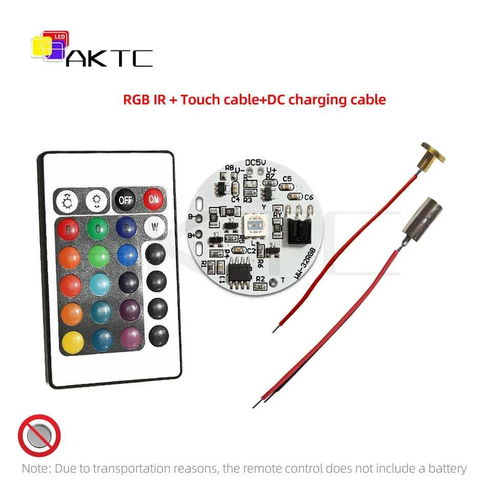 32mm Color RGB Light Board Round LED Light Source Low Voltage DC 5V Compatible Charging/Touch Switch Remote Control/3.7V Battery The jack market .AU The jack market .AU Home $ 47 14:496#RGB-Not IR-DC Kit