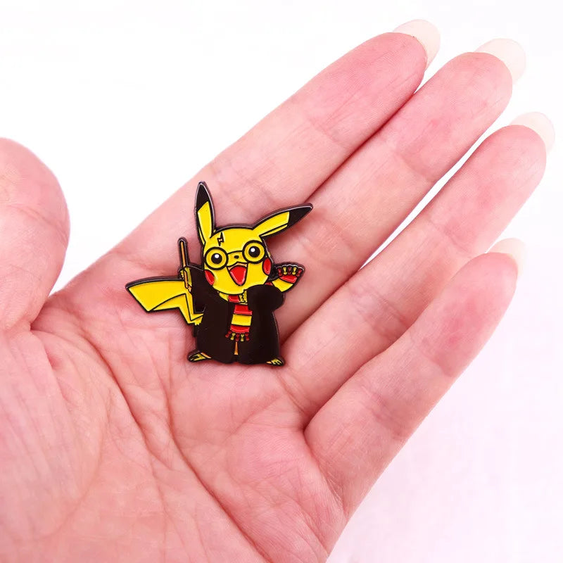 Pokemon Pikachu Series Enamel Pins Cute Brooch For Women Lapel Pins Badge on Backpack Costume Accessories Fashion Jewelry Gifts