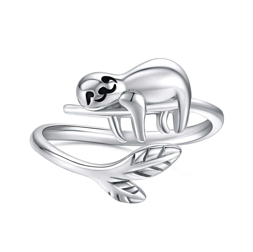 Harong New Fashion Lifelike Cute Sloth Ring Size Adjustable Animal Rings for Girl Women Men Party Jewelry Accessories Gift The jack market .AU The jack market .AU Jewellery & Chains $ 51 200000369:3434;200000783:29#1pcs