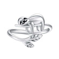 Harong New Fashion Lifelike Cute Sloth Ring Size Adjustable Animal Rings for Girl Women Men Party Jewelry Accessories Gift The jack market .AU The jack market .AU Jewellery & Chains $ 51 200000369:3434;200000783:29#1pcs