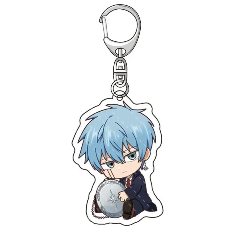 Anime Mashle Acrylic Keychains Double Side Acrylic Figure Key Ring Creative Pendant Xmas Halloween Fans Gift