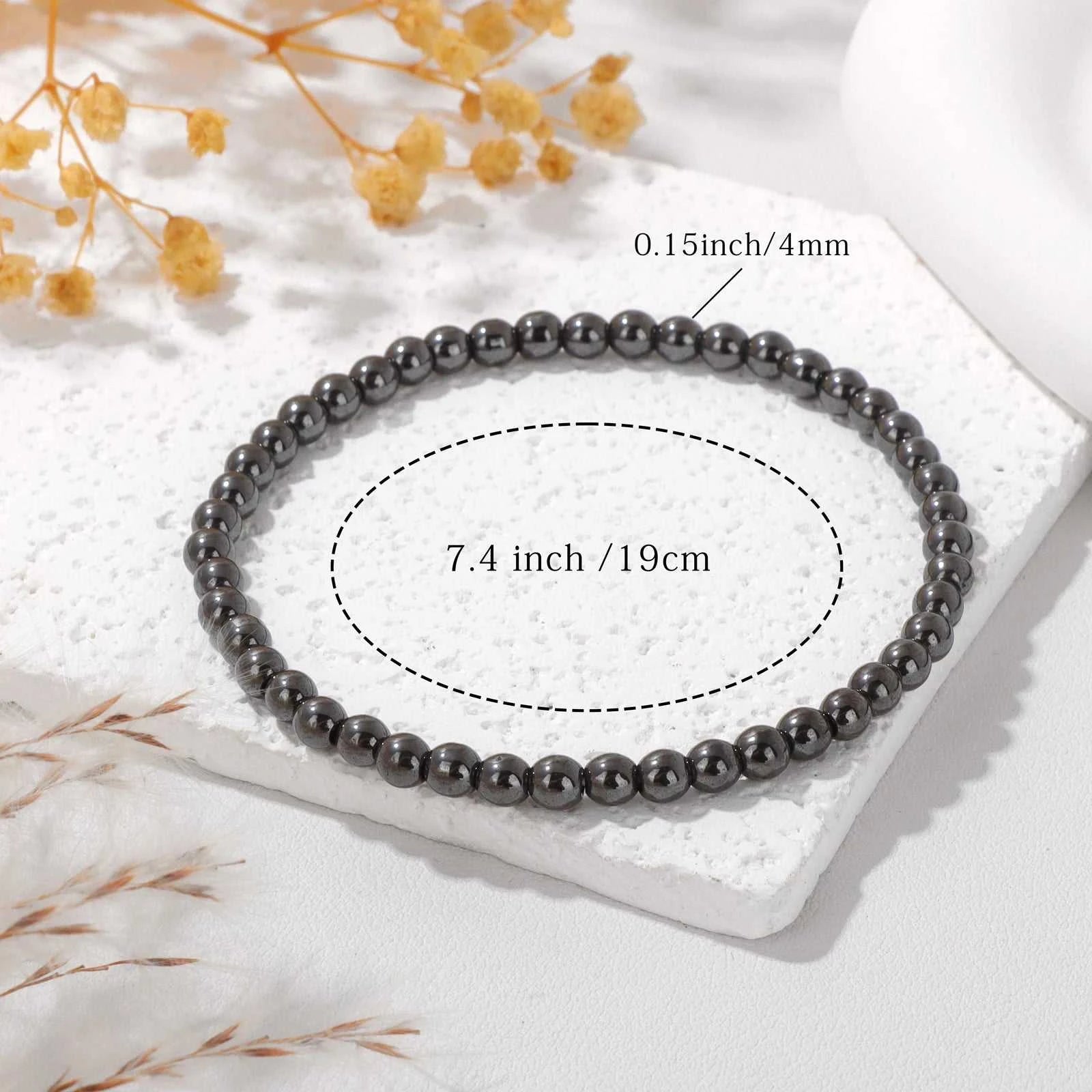 1pc Healing Fashionable Minimalist Natural Stone Bead Beaded Elastic Rope Bracelet Gifts For Women Men Couple Friend The jack market .AU The jack market .AU Jewellery & Chains $ 48 200000639:2832#8MM Bead;200001034:200003761#NO.18 Hematite