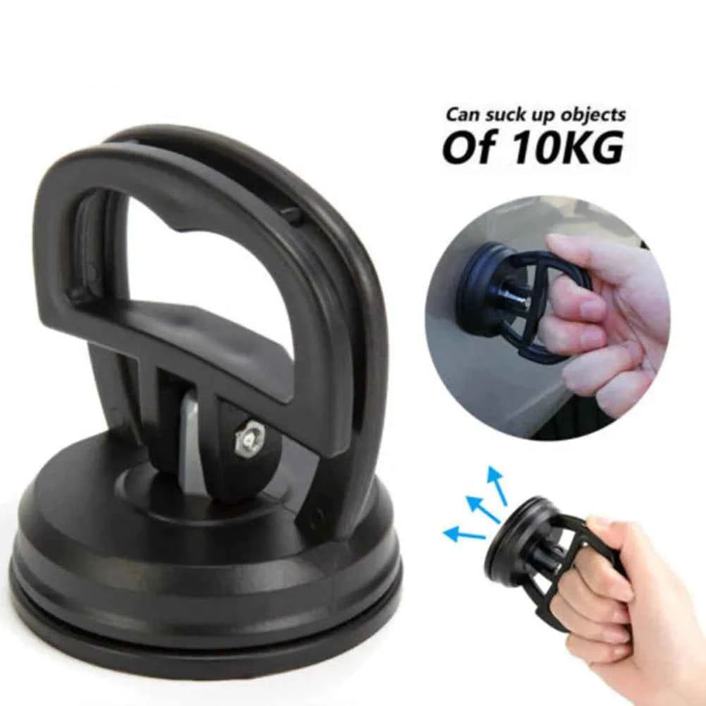 Mini Suction Cup Lifter Glass Puller Sucker Plastic Repair Rubber 1pc Tool 4.72in Dent Panel 5.31*5.12*4.72in Blue