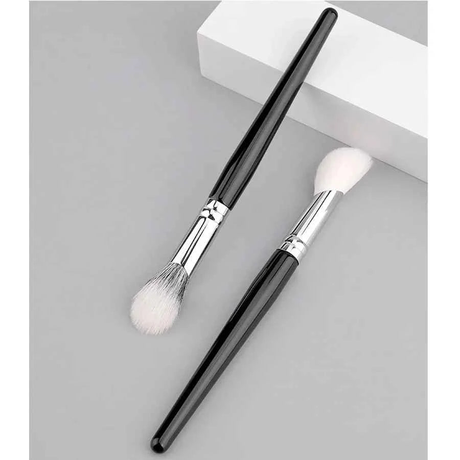 Goat Hair Blusher Brush Mimics Fingertip Aplication Stippling Powder Blusher Makeup Brushes Goat Hair Blush Make Up Tools