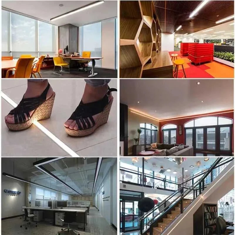 LED cabinet bar light 5730 5630 36LEDs Kitchen light under furniture 12V DC 50cm profile aluminum led hard strip Linear lights The jack market .AU The jack market .AU Home $ 85 136:202573808#V Milky cover 3000K;14:193#10PCS