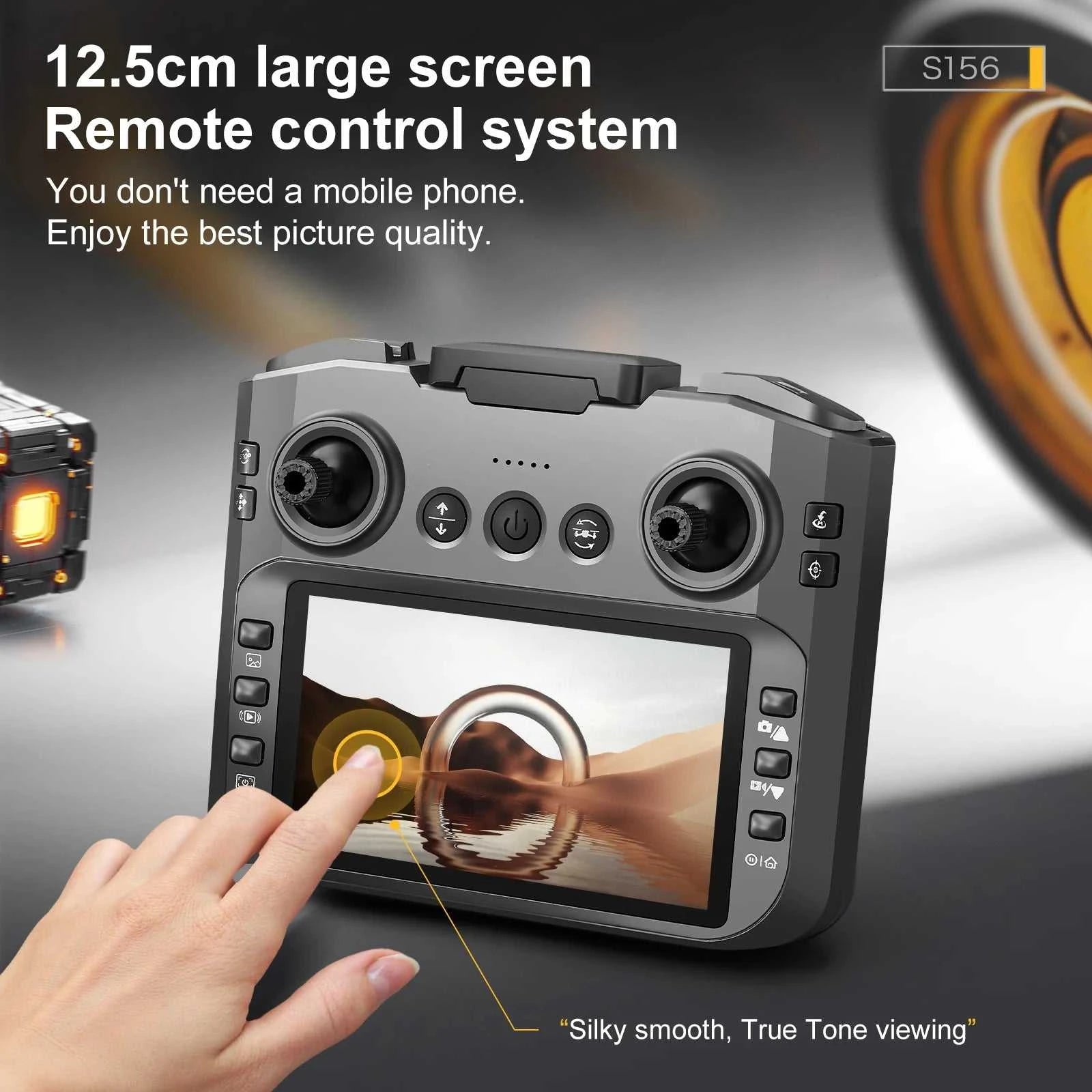 New S156 Drone 8K HD Aerial Photography Brushless Motor Dual Camera Drone With Screen All-Around Obstacle Avoidance Drone The jack market .AU The jack market .AU Drones $ 128 14:350852