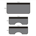 3 pieces of universal magnetic fender cover foldable protector mechanical work mat auto repair mat