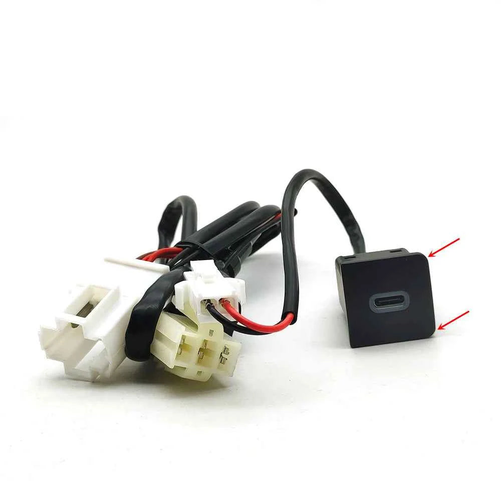 For VW Golf 6 Jetta 5 MK5 Scirocco QC3.0 Type C PD Right USB Quick Car Charger Socket Replacement 12V Nondestructive 06-12