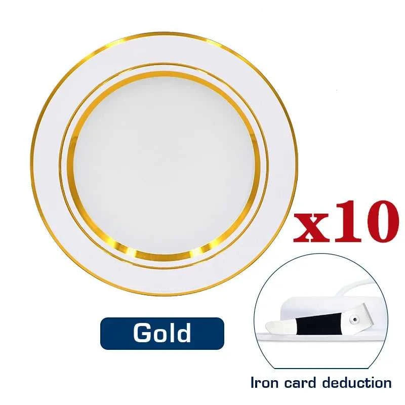 10pcs/lot Led Downlight 5W 9W 12W 15W 18W AC110V 220V Recessed Ceiling Light DC12V 24V Round Panel Down Light Spotlight Lighting The jack market .AU The jack market .AU Home $ 82 136:173#White Spring Buckle;200000531:771#Cold White;249:200002590#AC220V 9W