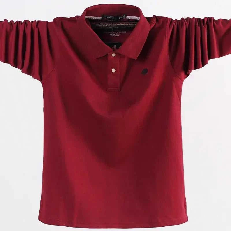 New Autumn Men Polo Shirt Men's Business Work Cotton Male Top Tees Long Sleeve Turn-down Collar Polo Shirts Large Size 6XL The jack market .AU The jack market .AU Men Fashion $ 49 14:691;5:200005259