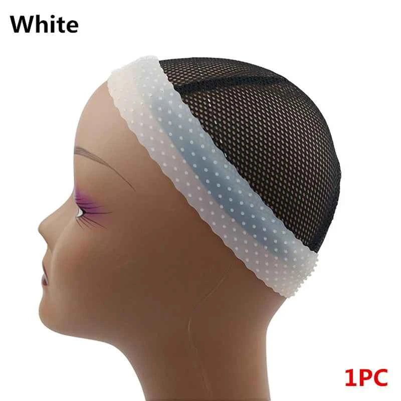 Silicone Wig Band & Stretchy Cap - Non-Slip, Seamless Comfort for Yoga & Daily Wear