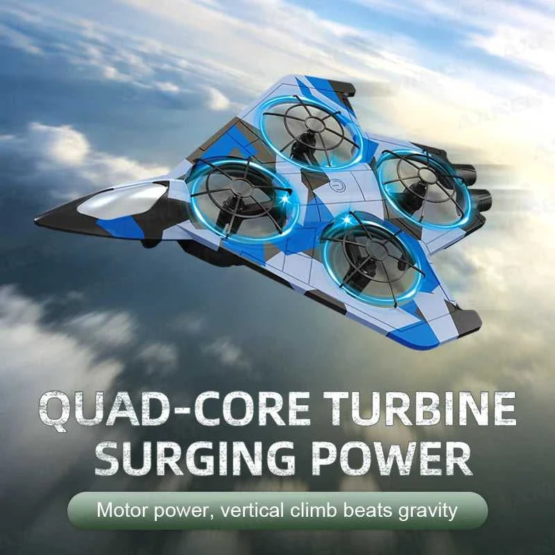 Quadcopter Remote Control Aircraft Drone Model Hovering Flight Fighter Fixed Height Rolling Stunt Toy Fall Resistant Kids Aldult The jack market .AU The jack market .AU Drones $ 70 14:29#E76 blue deone