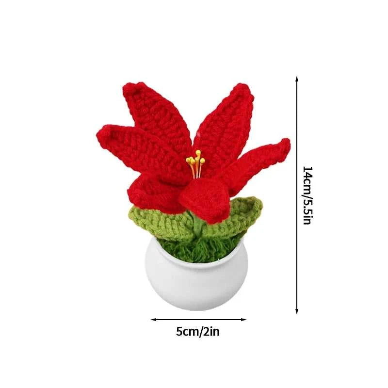 Sunflower Crochet Flower Artificial Hand Woven Flowers Finished Girasol Crochet Plants Wedding Guest Gifts Desktop Decoration The jack market .AU The jack market .AU $ 23 14:200013901#S27