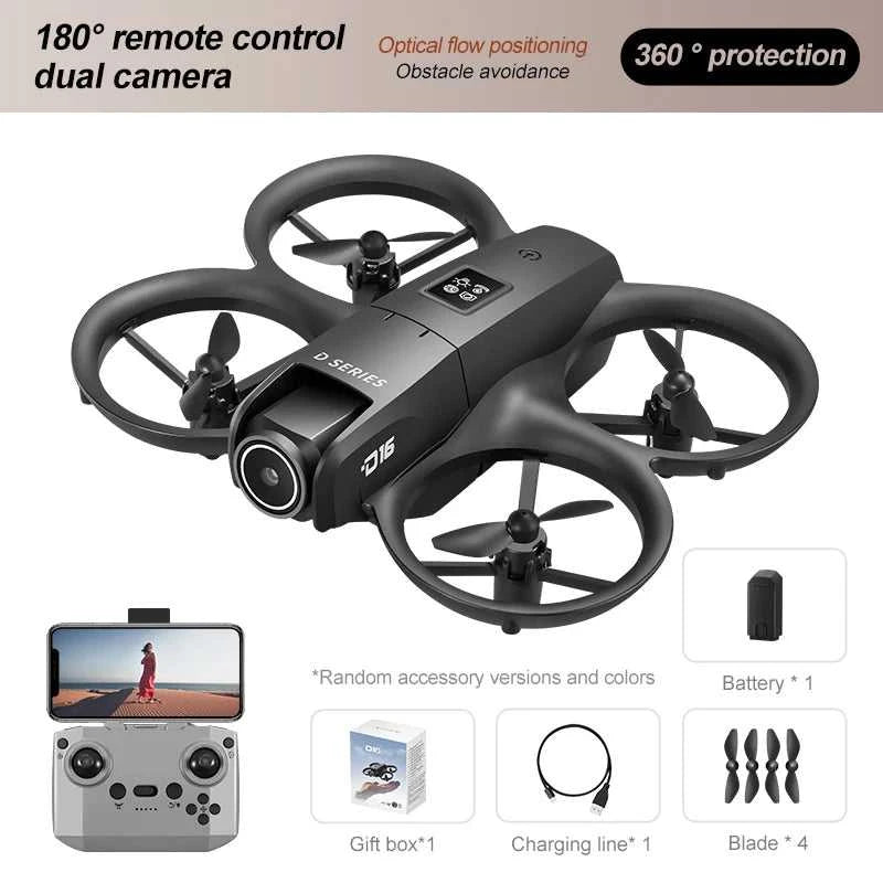 D16 Mini Drone 8K HD Dual Camera Profesional 180° Electric Adjustable GPS Positioning Obstacle Avoidance Bushless Uav 15000M The jack market .AU The jack market .AU Drones $ 93 14:193#Grey Dual 8K-1