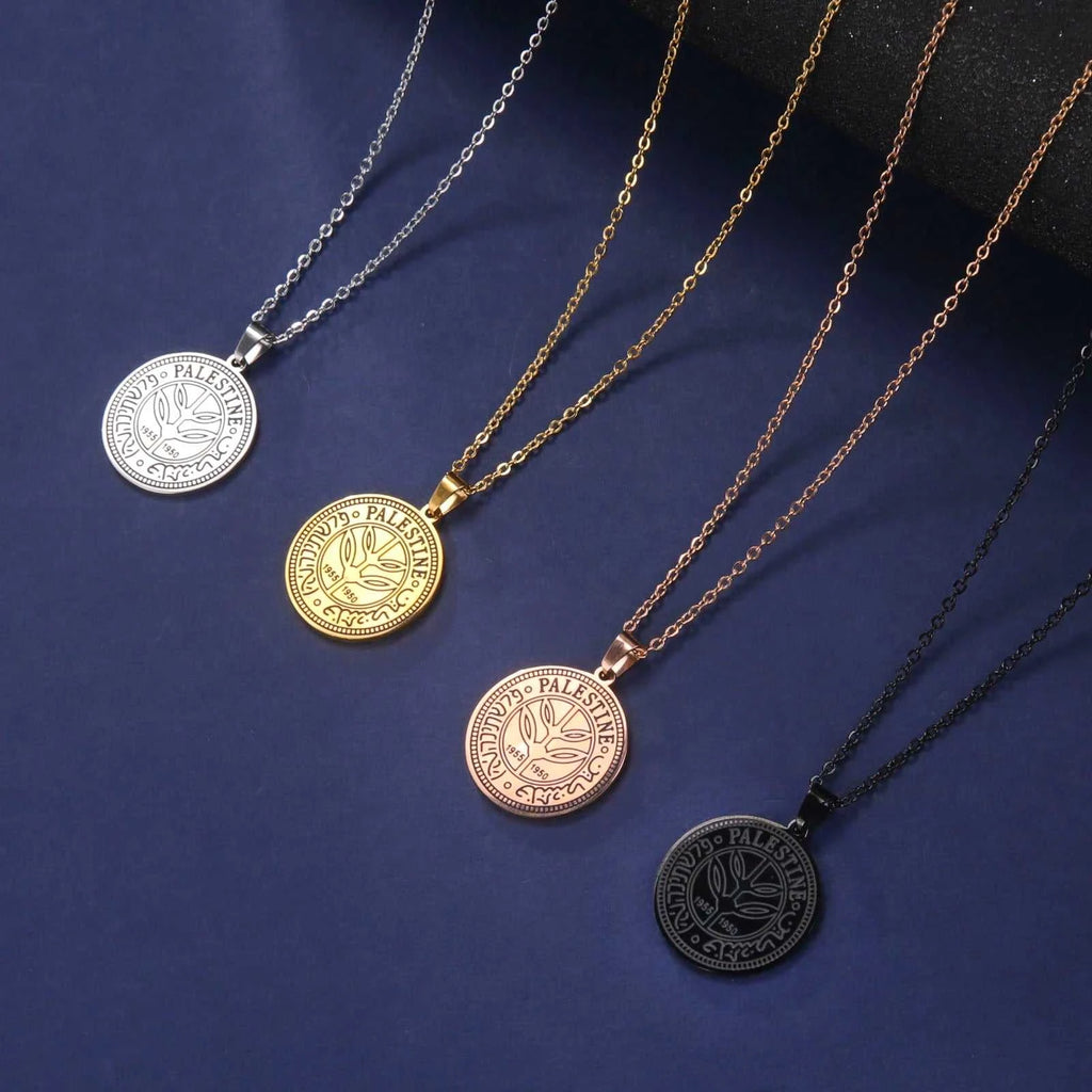 Cazador Vintage Palestine Women's Necklace Men Pendant Choker Necklace Mother Gift Stainless Steel Jewelry 2024 Wholesale The jack market .AU The jack market .AU Jewellery & Chains $ 48 200001034:2604813136#Rose Gold Color
