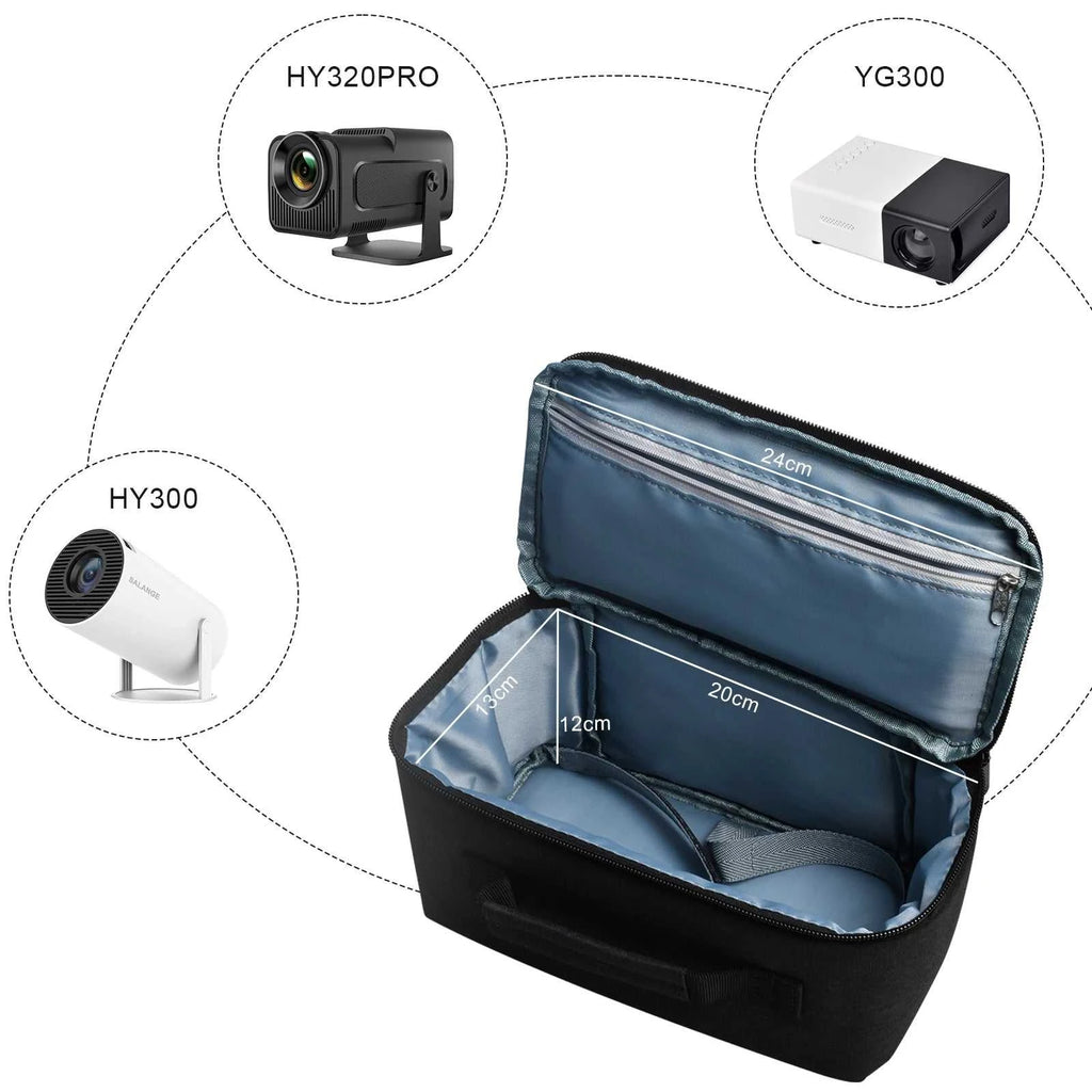 ZDSSY HY320 Projector Storage Bag Case Travel Carry Projector Bag for HY320 Zipper Protector Carrying Bags for HY300 Projector The jack market .AU The jack market .AU Home $ 51 14:4#Grey