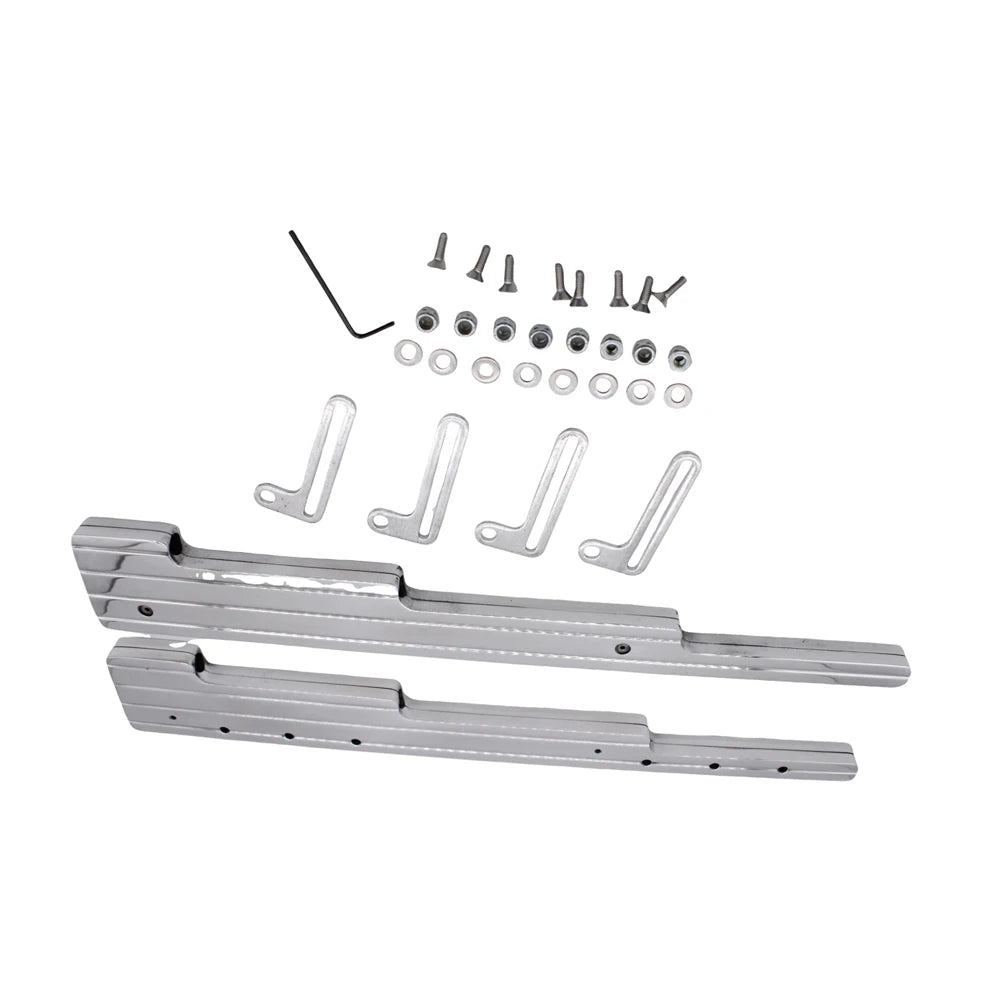 40375 SI-AT25081 Chrome Aluminum Spark Plug Wire Looms Holder For SBC BBC 302 350 454 Ignition System Spark Glow Plugs Wear Part