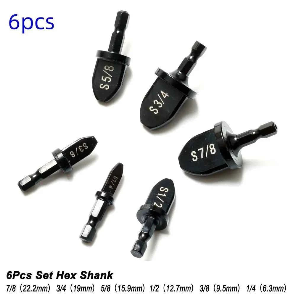 HexaPro Tube Expander Set - 5-Piece Swaging & Flaring Tool for Air Conditioners (1/2", 1/4", 3/4", 5/8", 3/8")