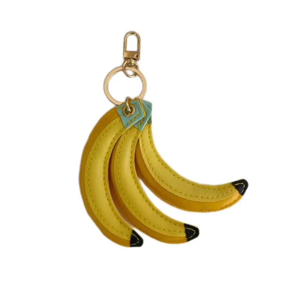 Cute Fashion Fruit Banana Keychain PU Banana Bag Accessories PU Leather Pendant Simulation Waterproof Fruit Key Ring Female The jack market .AU The jack market .AU $ 51 14:29#Yellow