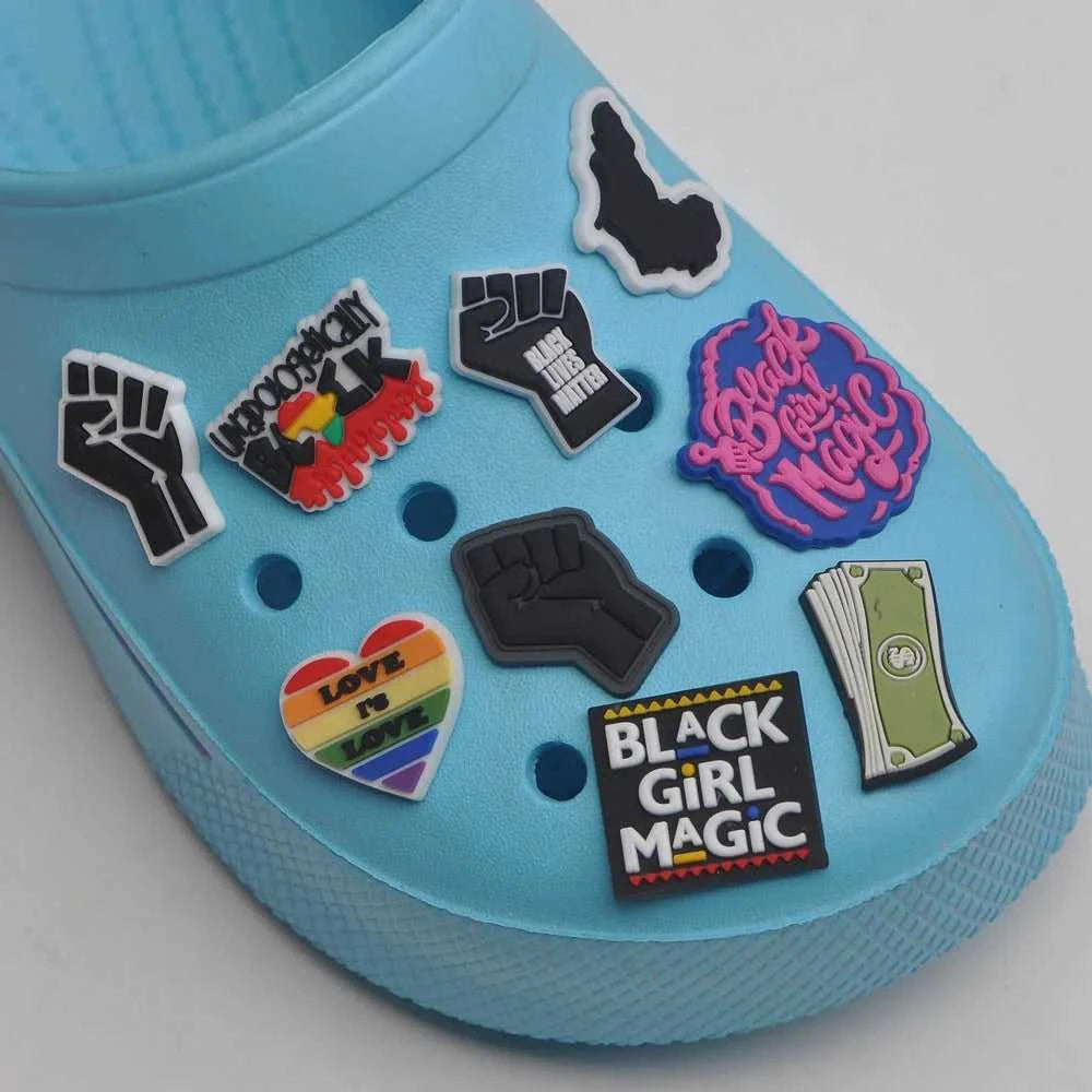 Shoe Charms Black Lives Matter PVC Cartoon Portraits Shoe Accessories for boys girls adults gifts The jack market .AU The jack market .AU Step Up Your Style: Trendy Shoes for Every Occasion! $ 46 14:1052#p2156
