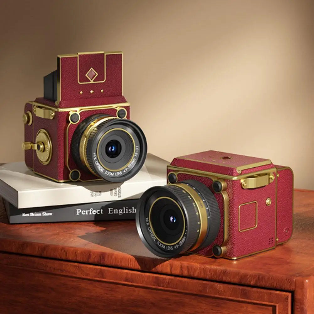 Portable Mini Camera Travel Photography Retro CCD Digital Camera Student Graduation Photo Zoom High-definition Digital Camera