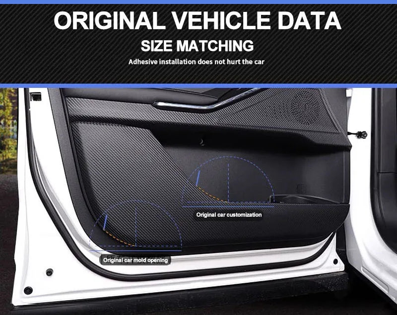 Car Door Anti-Dirty Anti-Collision Pad Protection Stickers Accessories For Chevrolet Cavalier 2016 2017 2018 2019 2020 2021 2022