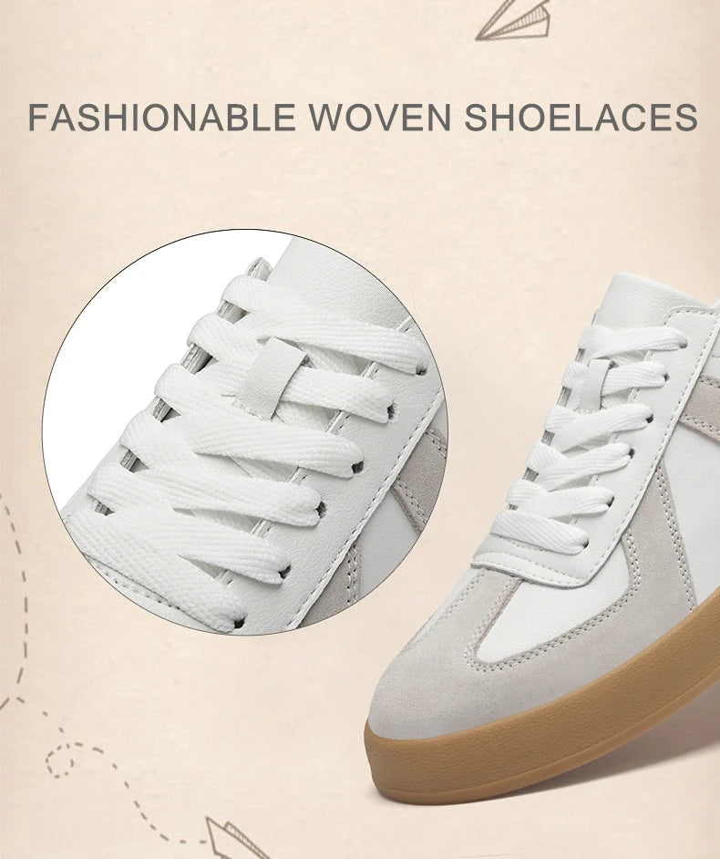 Men Women Genuine Leather Casual Elevator Shoes Leisure Sneakers Sports Zapatos Mujer Men's Height Increasing Shoes Tennis Shoes
