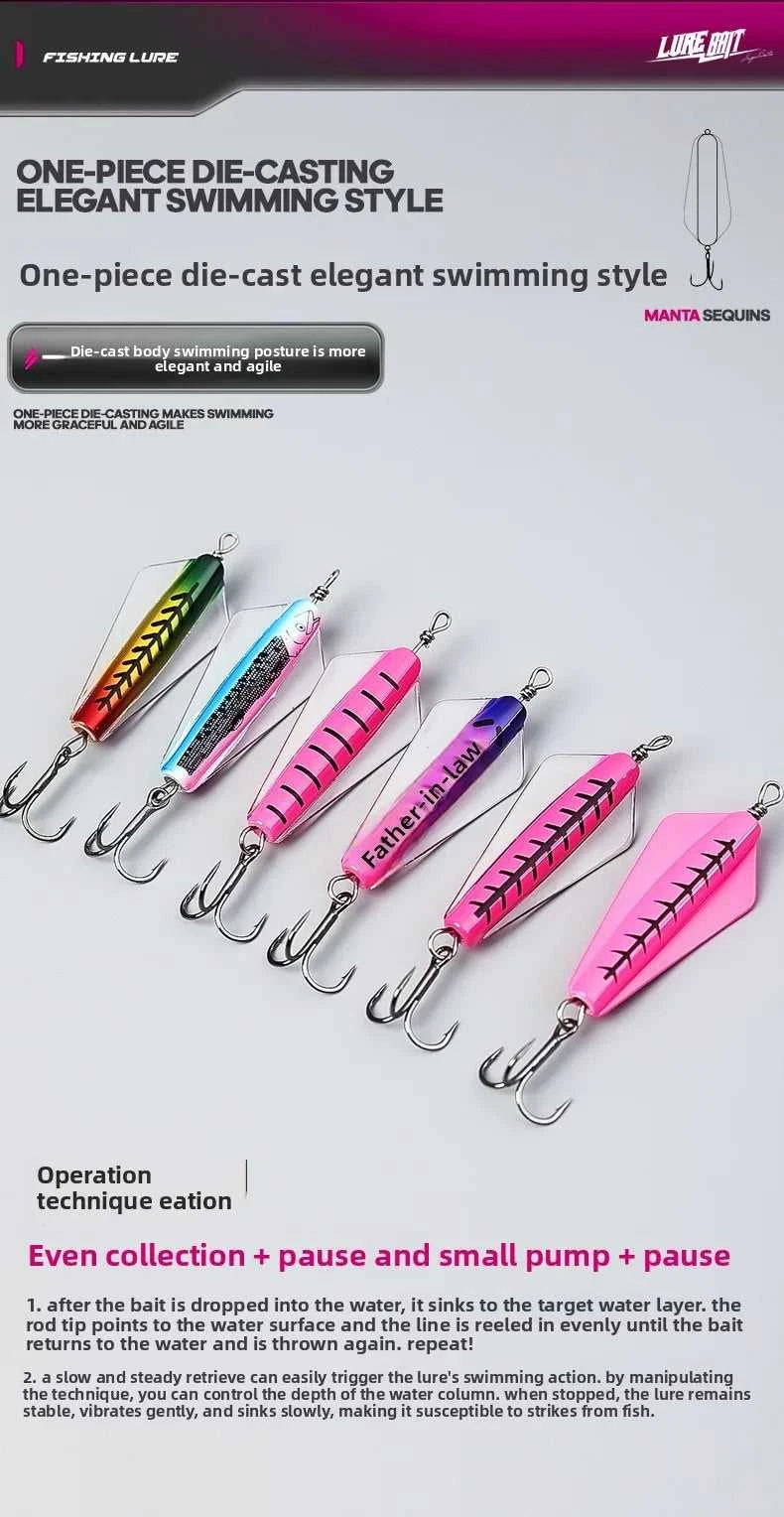 ，Fake Bait Fake Fish Bait Devil Fish Lure Fake BaitvibHard Bait Long Casting Floating Insect King Disc-Shaped Sea Fishing Trout The jack market .AU The jack market .AU Fishing Gear $ 23 14:496#A;5:100014443#13.5g5.2cm 6 3X