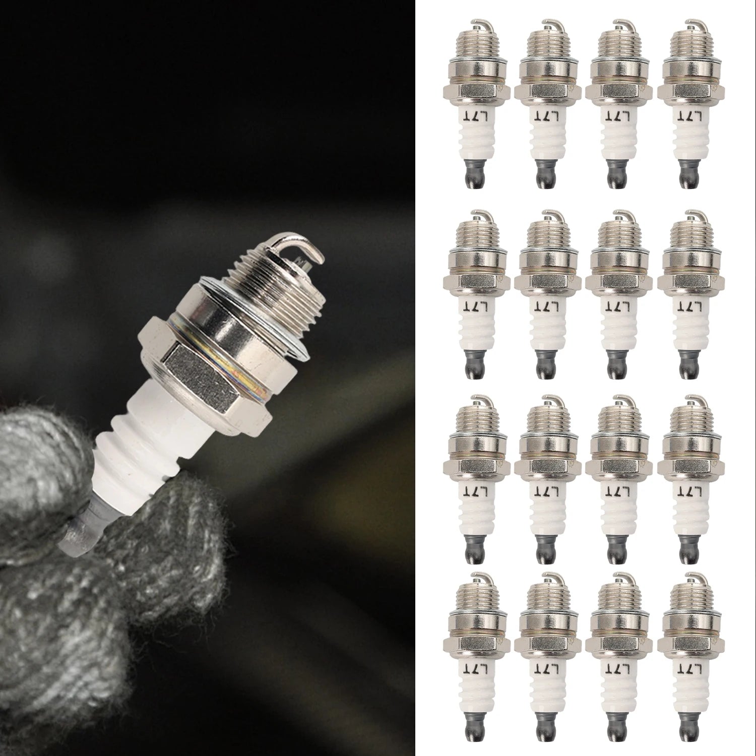 L7T Spark Plugs Engine Parts Universal Small Standard Generator Garden Power Tools Accessories Chainsaw Spark Plugs 1-4pcs