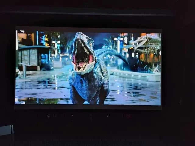 ZHNUWIE Projector Screen 16:9 Metal Anti Light Curtain Reflective Fabric Cloth For YG300 XGIMI H3 HALO Mogo Xiaomi DLP Projector The jack market .AU The jack market .AU Home $ 71 977:202689808