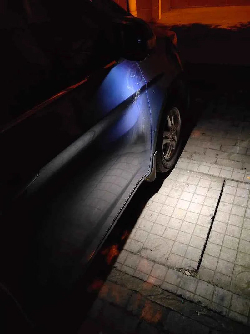 Mini size DIY Aluminum Alloy Parking Radar design led Eagle eye light for Car Side Mirror Puddle lamp Under Rearview glass light