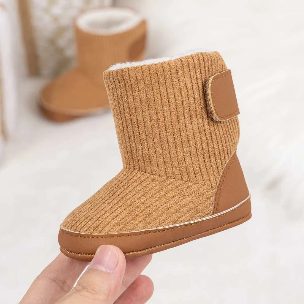 KIDSUN Newborn Baby Winter Boots Soft Corduroy Warm Booties With Fur Lining Unisex Design For Baby Boys Girls The jack market .AU The jack market .AU Mum & Kids: Essential Products for Every Family $ 26 14:771;200000264:201336170
