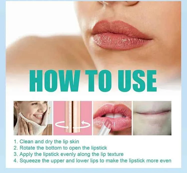 LuxeGlow Mirror Water Lip Gloss - Waterproof, Moisturizing Red Lip Tint for Lasting Shine