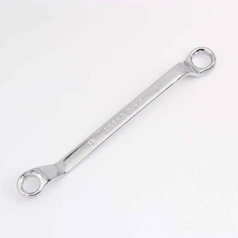Multifunctional Double-ended Offset Ring Spanner - Heat Treated Hardened Box End Wrench for Auto Repair
