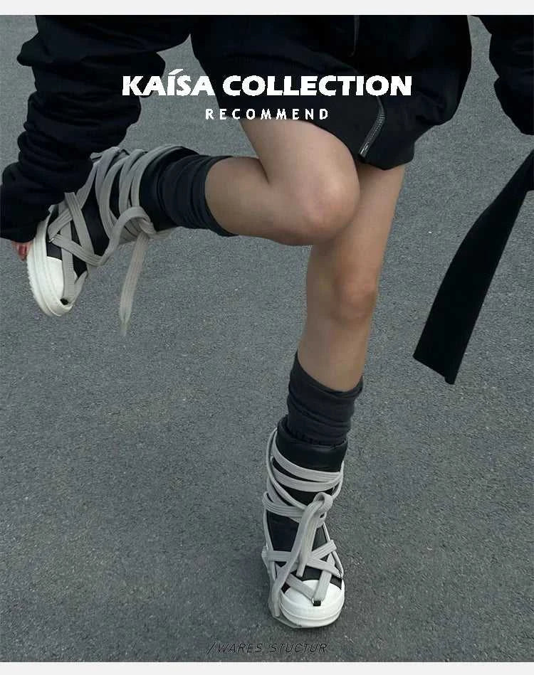 2023 High Top Sneakers Platform Corss Tied Men's casual boot Shoes Women Sneakers Designed Causal Flats Ankle Botas Size 44 The jack market .AU The jack market .AU Step Up Your Style: Trendy Shoes for Every Occasion! $ 100 14:771#1;200000124:200000333
