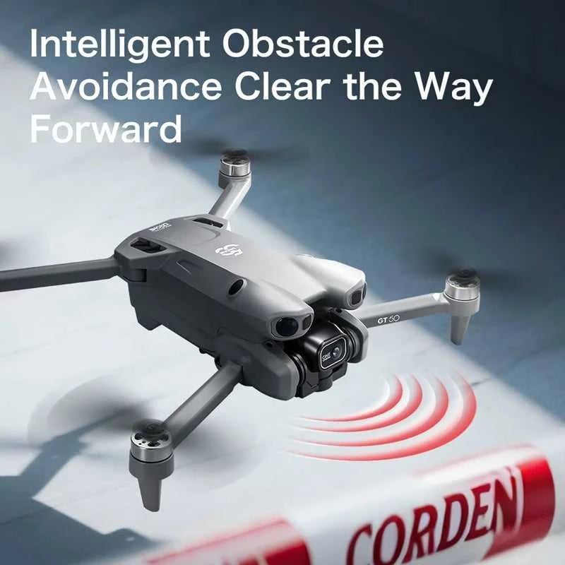 GT50 RC Drone 8K HD Aerial Photography Remote Control Aircraft Dual Camera WIFI GPS Three Sided Obstacle Avoidance Quadcopter The jack market .AU The jack market .AU Drones $ 58 14:691#Only Parking Apron