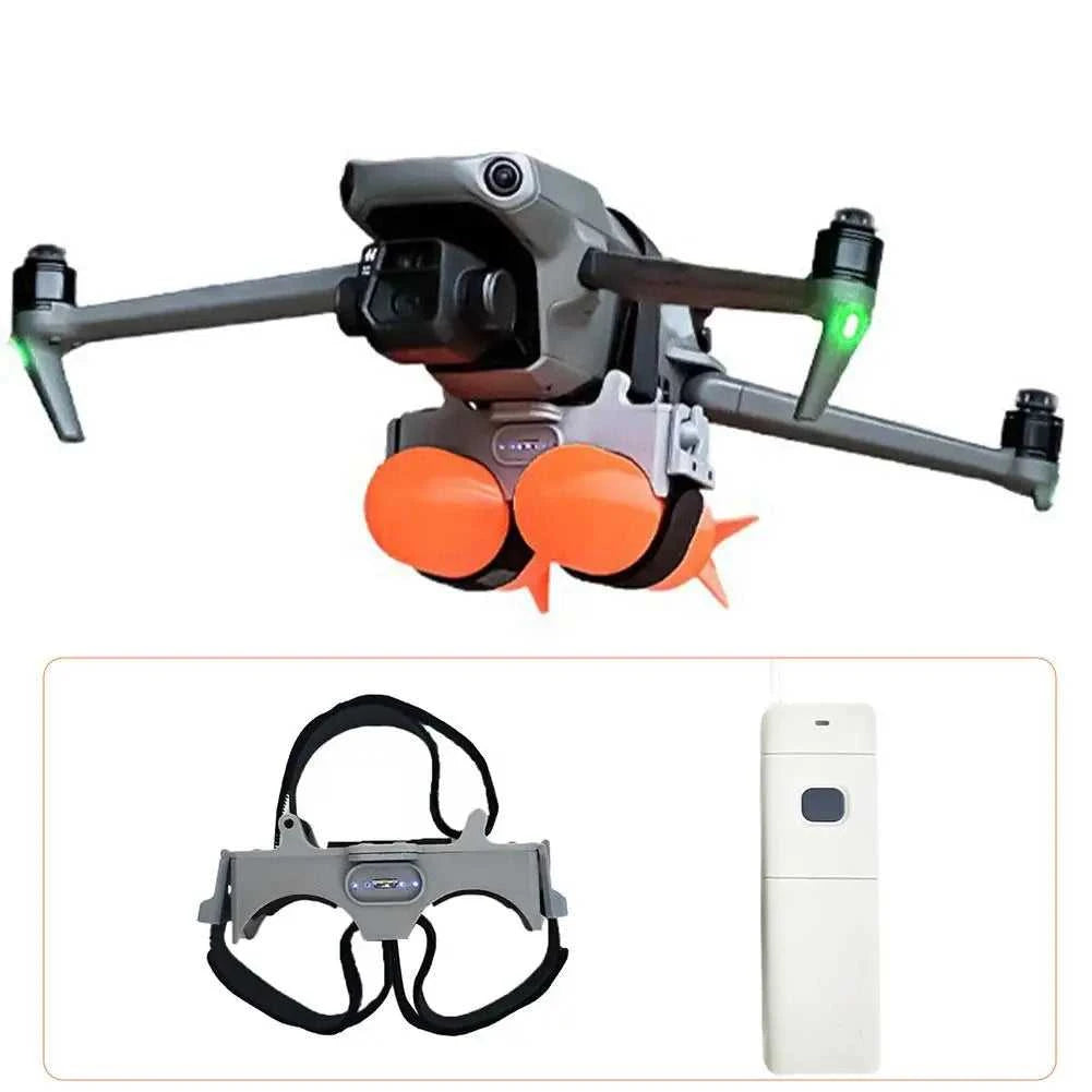 Remote Control Drone Dropper Remote Control Rescue Delivery 2 Way Releaser Double Thrower for dji Mavic 2/Mavic 3/Air 2/Air 3 The jack market .AU The jack market .AU Drones $ 102 14:200006152#B;200007763:201441035#CN