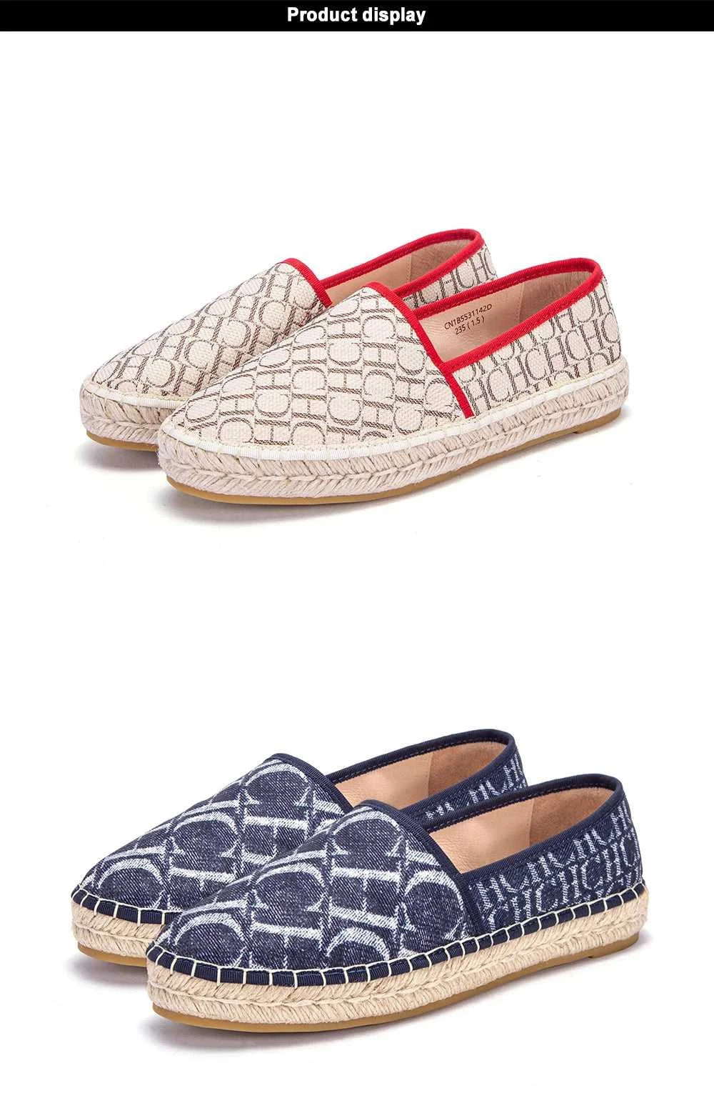 Luxury Design New Fisherman Shoes Women's Slip-on shoe Textile Slip Rope Sole Four Season Women's Flat Shoes Casual Shoes The jack market .AU The jack market .AU Step Up Your Style: Trendy Shoes for Every Occasion! $ 112 14:193;200000124:200000337