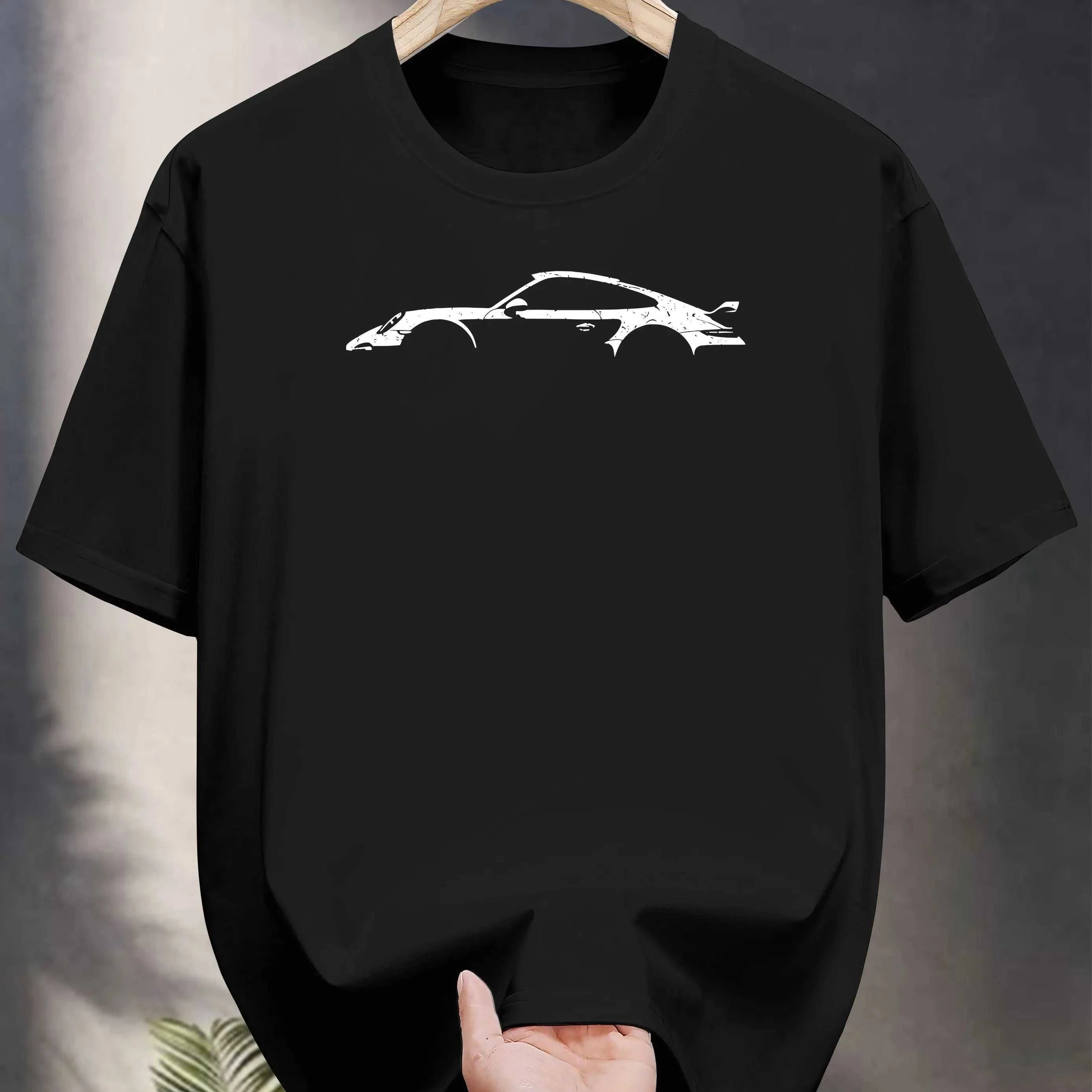 Men's 100% pure cotton fashionable casual loose white car pattern printed round neck short sleeved T-shirt top The jack market .AU The jack market .AU Men Fashion $ 30 14:193#A1543-hei;5:872