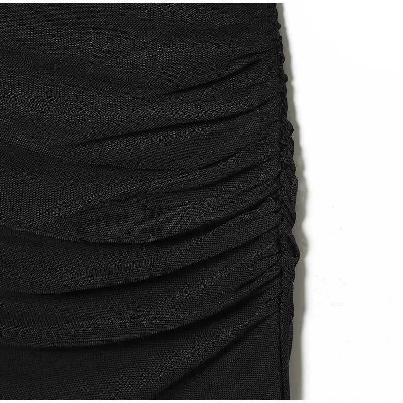 Women's Sequin Halter Dress – Slim Fit Pleated Bodycon Party Dress with Empire Waist The jack market .AU The jack market .AU Woman Fashion Dress $ 86 14:350850#black;5:361386