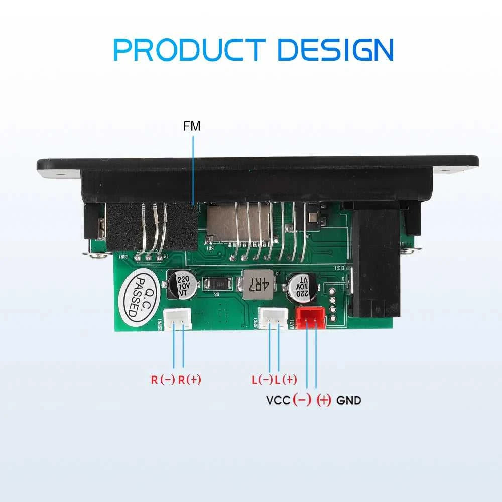 Bluetooth 5.0 10W Amplifier MP3 Decoder Board Wireless Music Player 5V Car FM Radio Module USB TF for Music Subwoofer Speaker The jack market .AU The jack market .AU Accessories Electronics $ 50 14:193#2X5W