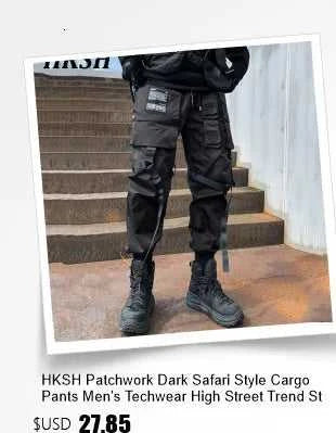 HKSH Autumn Winter New Men's Tide Original Design Techwear High Street Fashion Trend Vintage Jacket Chic Casual Coats Ins HK6132 The jack market .AU The jack market .AU Men Fashion $ 172 14:691#Gray;5:4182