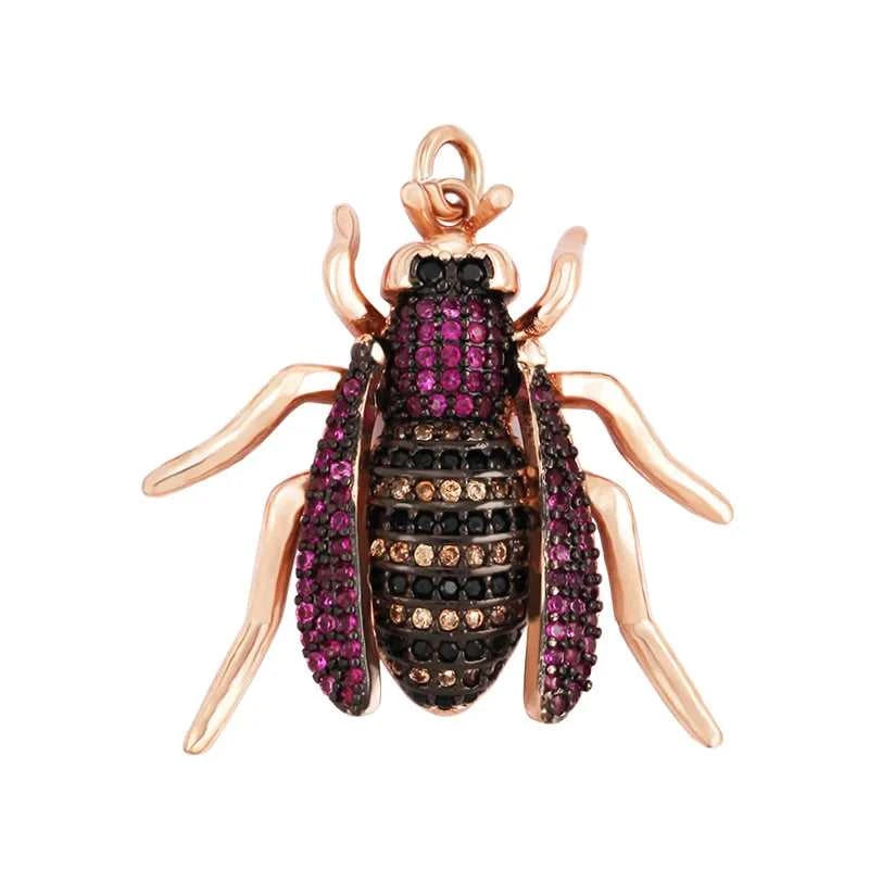 Colourful Fly Bee Ladybird Insect Charm Paved with Rainbow Cubic Zirconia,18K Gold Plated Jewelry Making Hand Craft Material M75 The jack market .AU The jack market .AU Jewellery & Chains $ 63 14:29#M750426-Gold;200007763:201336100