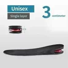 3-9cm Invisible Height Increase Insoles 3 Layer Air Insert Adjustable Cut Heel Insert Men Women Shock Absorbing Growing Sole The jack market .AU The jack market .AU Step Up Your Style: Trendy Shoes for Every Occasion! $ 52 14:691#3CM-Black