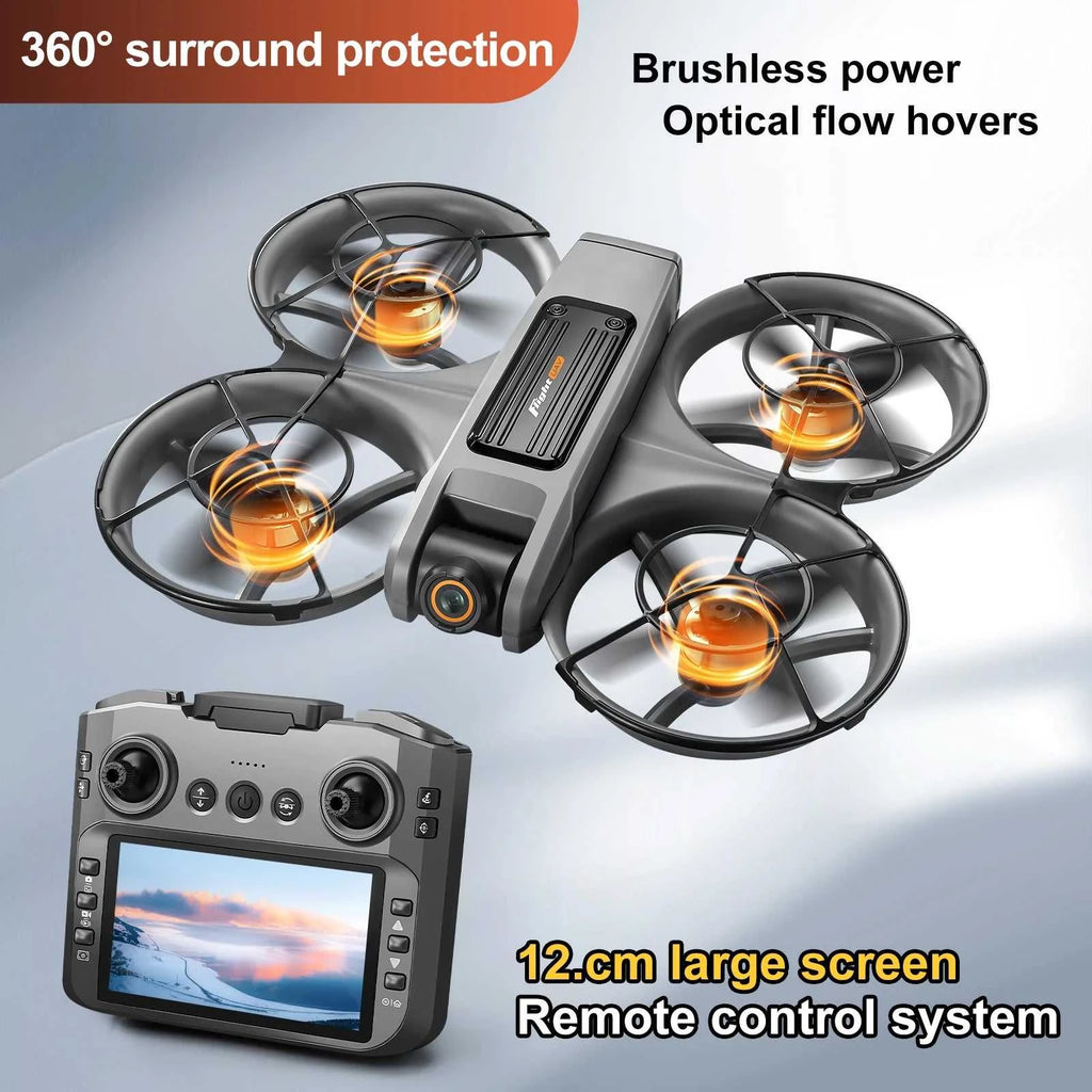 2025 New S156 Drone with Screen Brushless Optical Stream Positioning Quadcopter with Camera FPV Traverser Novice Toy Airplane The jack market .AU The jack market .AU $ 127 14:29#Black