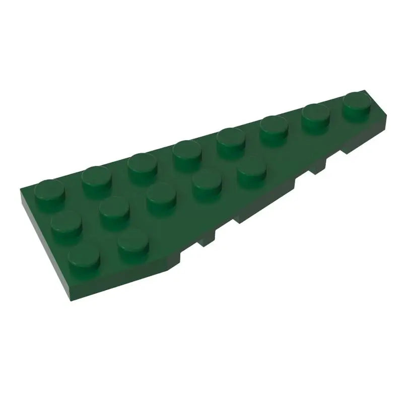 Gobricks 10PCS Parts Wedge Plate Bricks 8x3 Right Compatible with 50304 Toys Building Blocks Assembles Technical Model Adult MOC