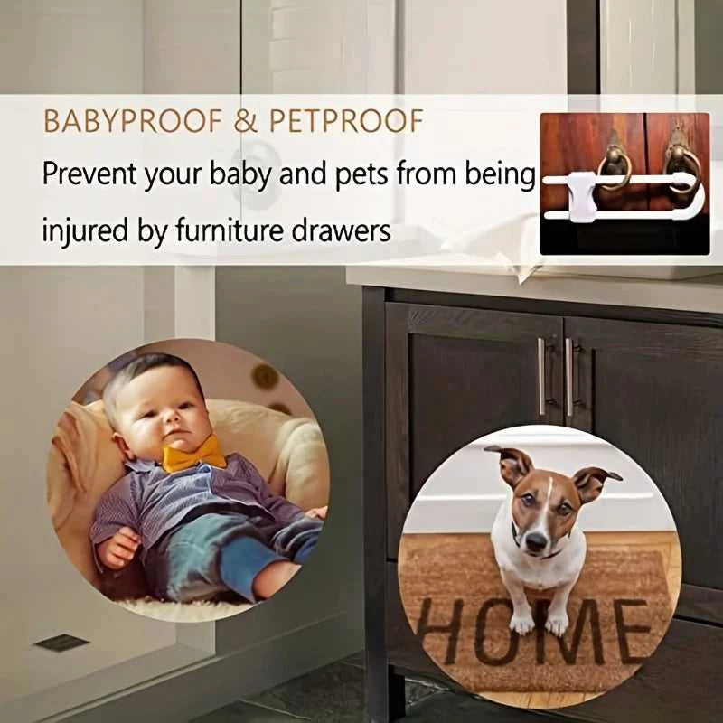 2/4PCS Sliding Cabinet Child Safety Locks Baby Proofing Cabinet Lock Cupboard Latches for Kids on Closet Door Knobs Handles The jack market .AU The jack market .AU Mum & Kids: Essential Products for Every Family $ 30 14:173#Black 4pcs